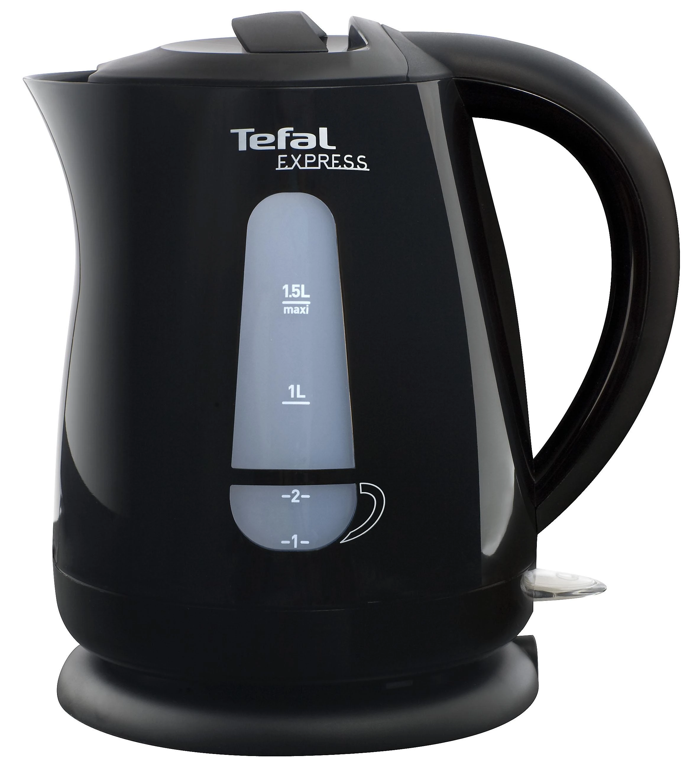 TEFAL | Virdulys | KO2998 | Standard | 3000 W | 1.5 L | Plastic | 360° rotational base | Juodas