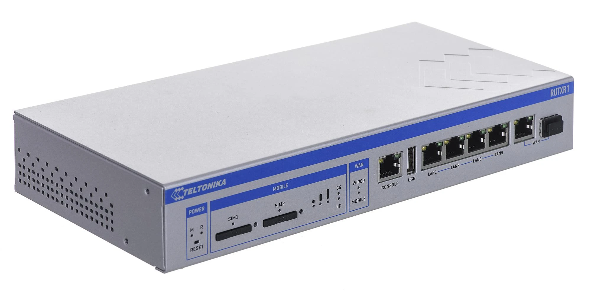 Šakotuvas Teltonika RUTXR LTE Maršrutizatorius | Enterprise Rack-Mountable SFP/LTE Maršrutizatorius | RUTXR1 | 802.11ac | 867 Mbit/s | 10/100/1000 Mbit/s | Ethernet LAN (RJ-45) jungtys 4xLAN jungtys, 1xSFP port, 1xWAN port | MU-MiMO Yes | 4G | 1