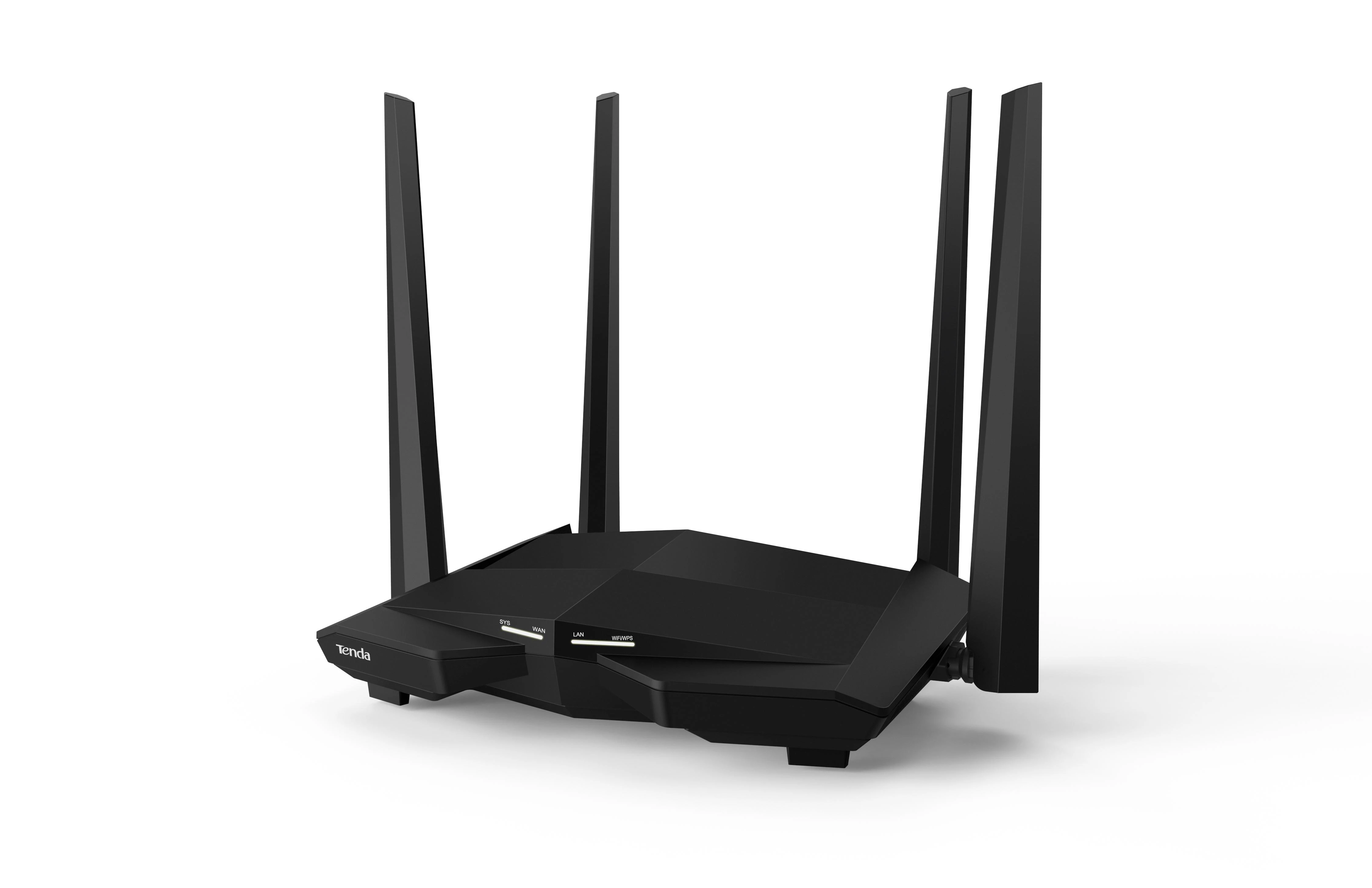Maršrutizatorius belaidis Tenda AC10 (xDSL (kabelio jungtis LAN), 2,4 GHz, 5 GHz)