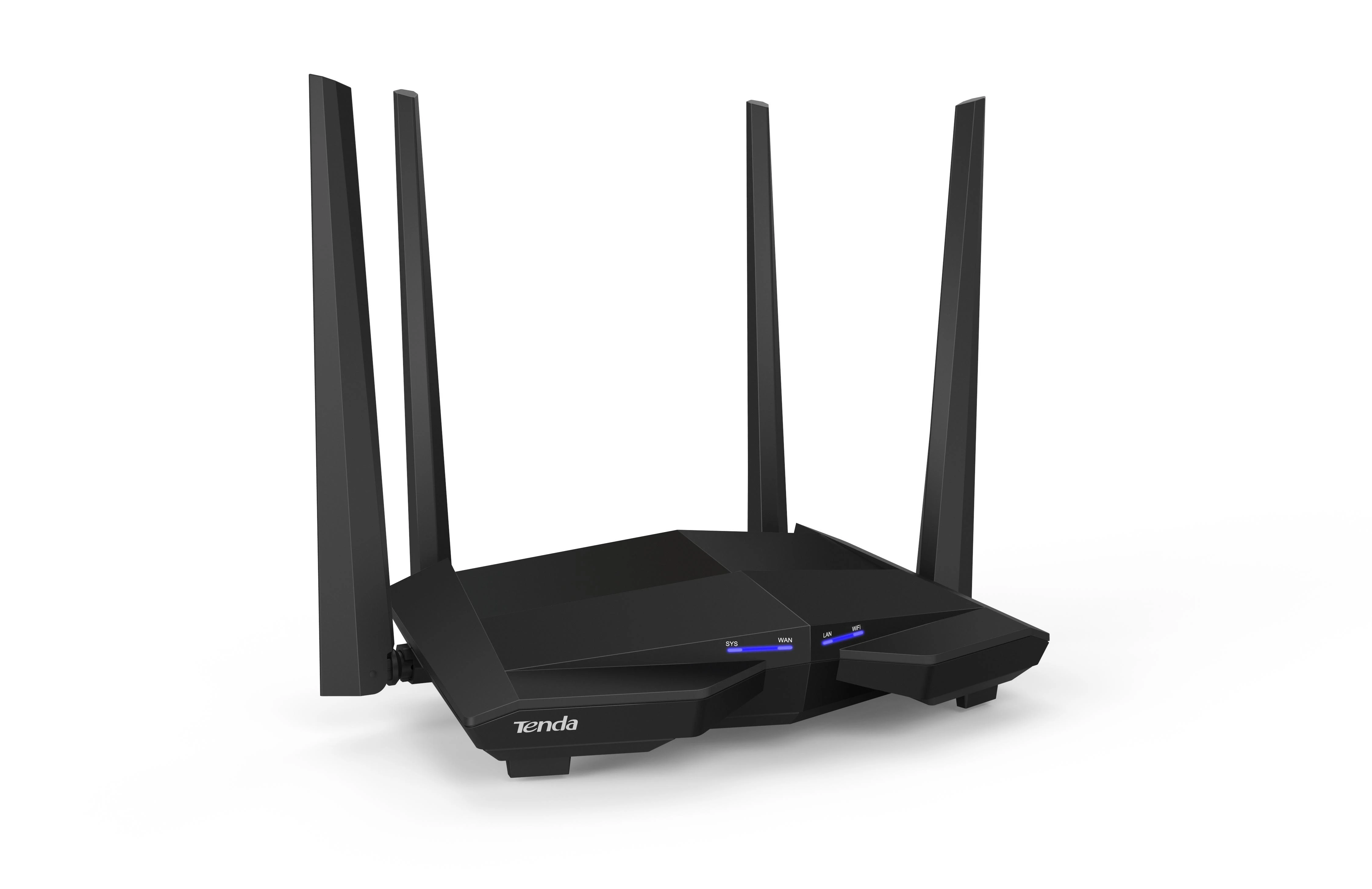 Maršrutizatorius belaidis Tenda AC10 (xDSL (kabelio jungtis LAN), 2,4 GHz, 5 GHz)