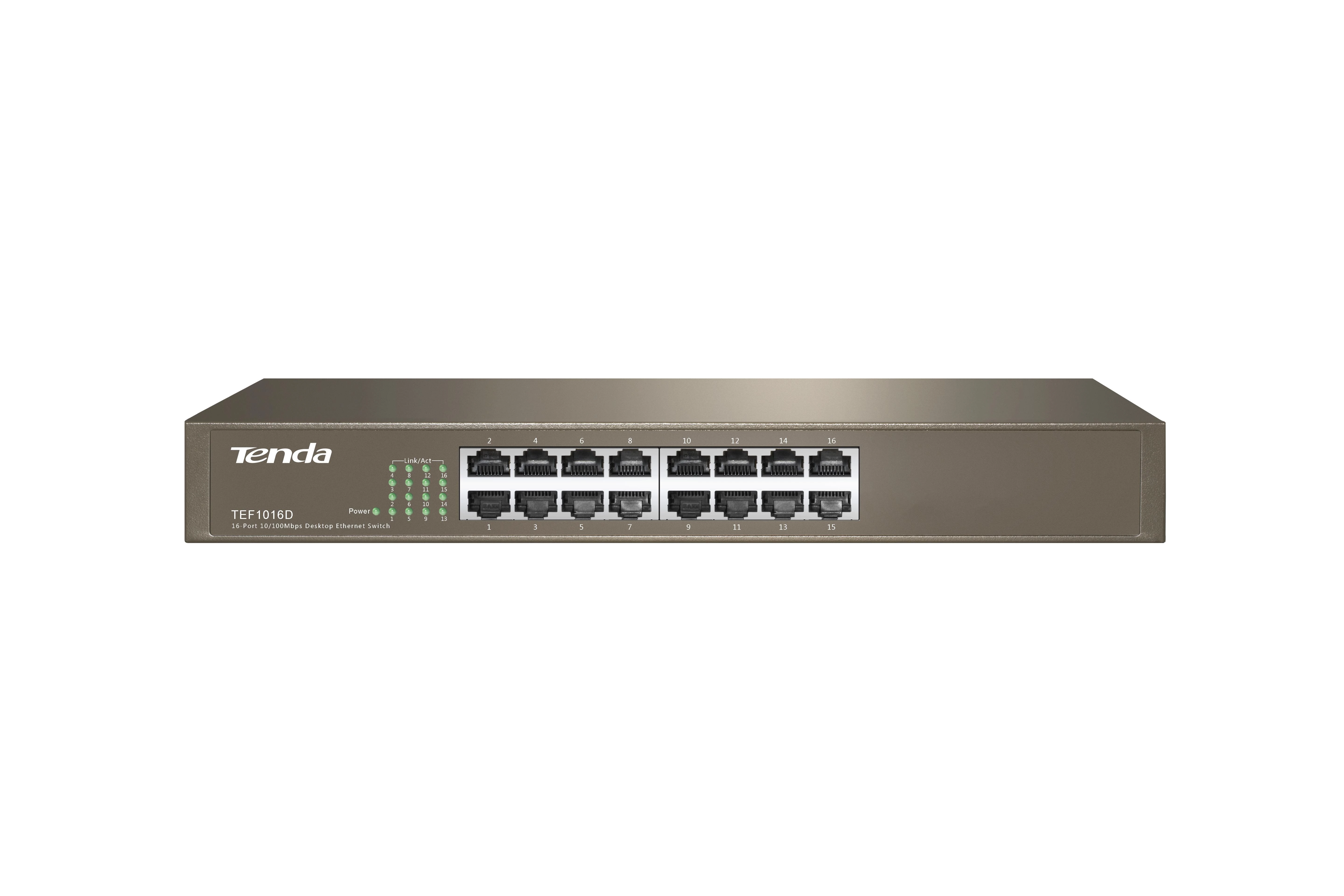 Šakotuvas Tenda TEF1016D 16 X 10/100Mbps jungiklis
