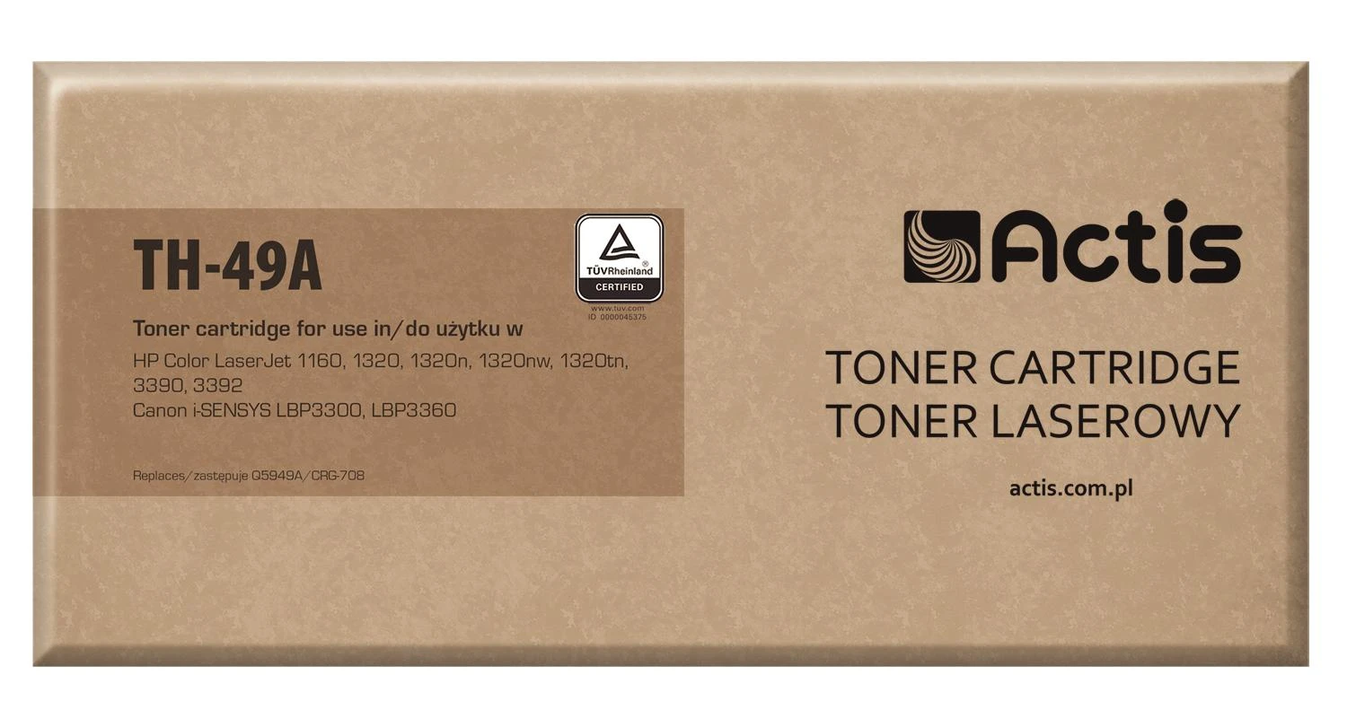Toneris - Actis TH-49A, Juodas, 2500 Puslapių
