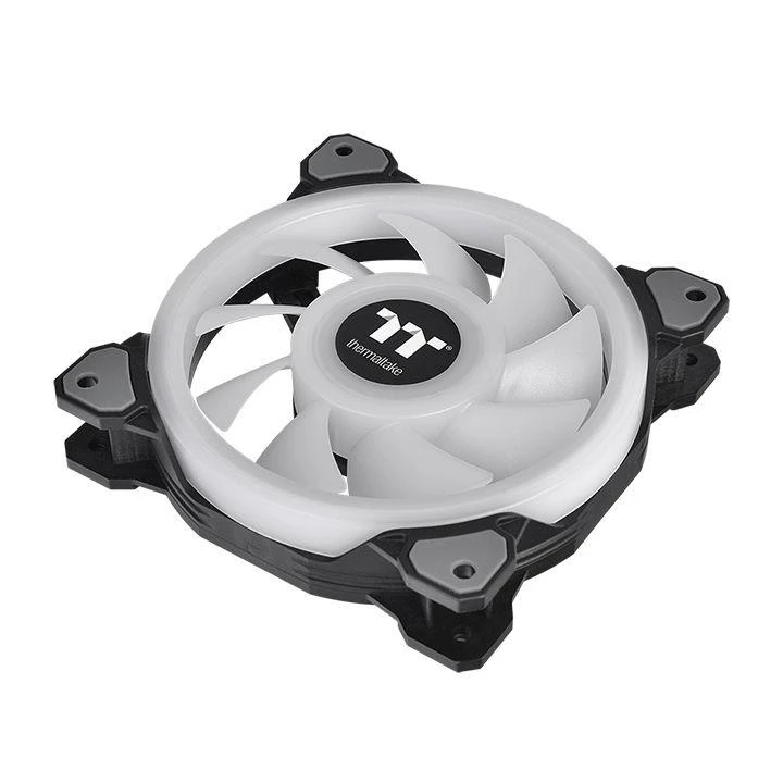 Ventiliatorius Thermaltake Riing Quad 14 RGB 3-pack + Hub Juodas (CL-F089-PL14SW-A)