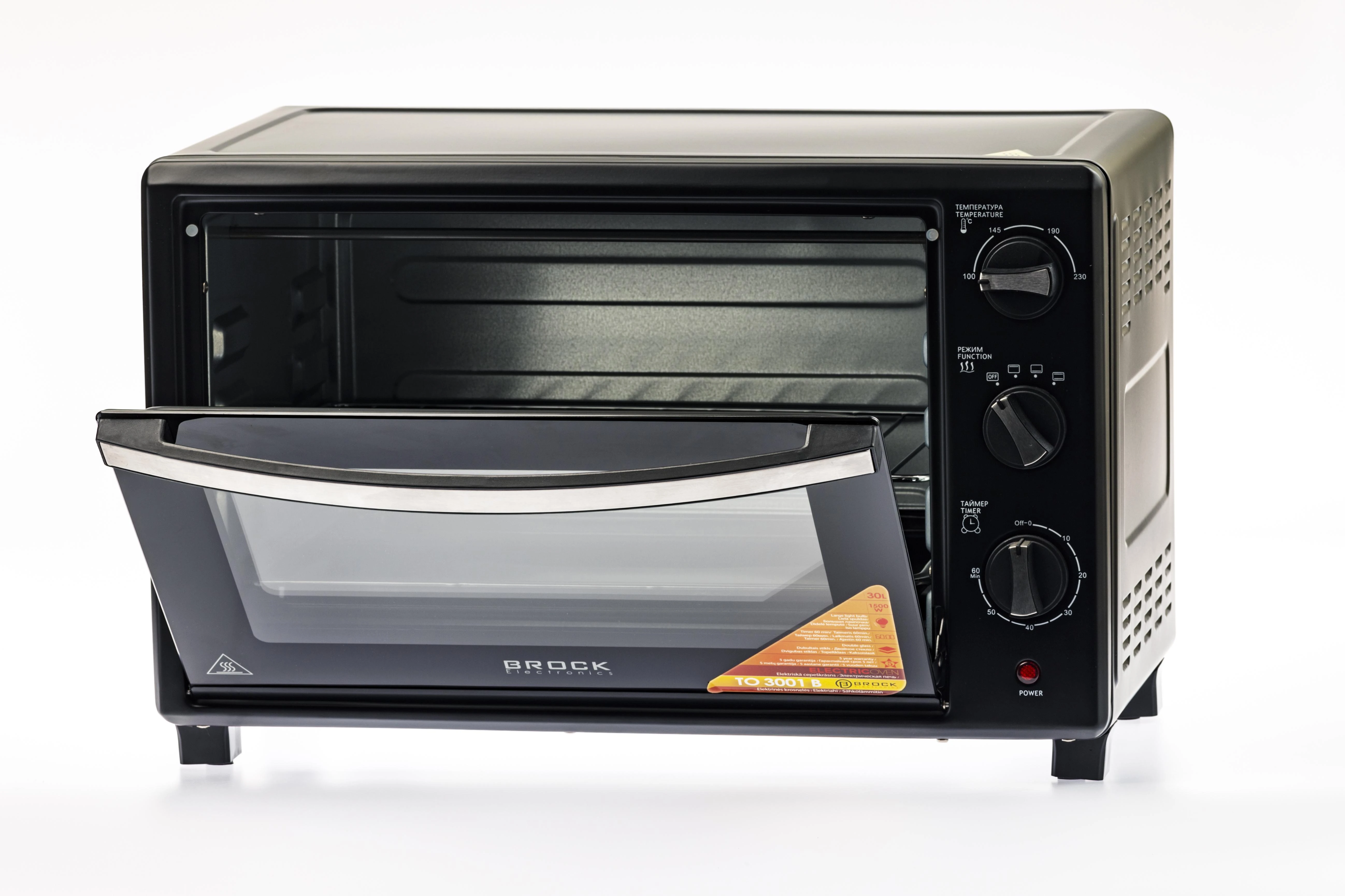 Elektrinė krosnelė KROSNELĖ EL BROCK TO 3001 B 30L 1500W