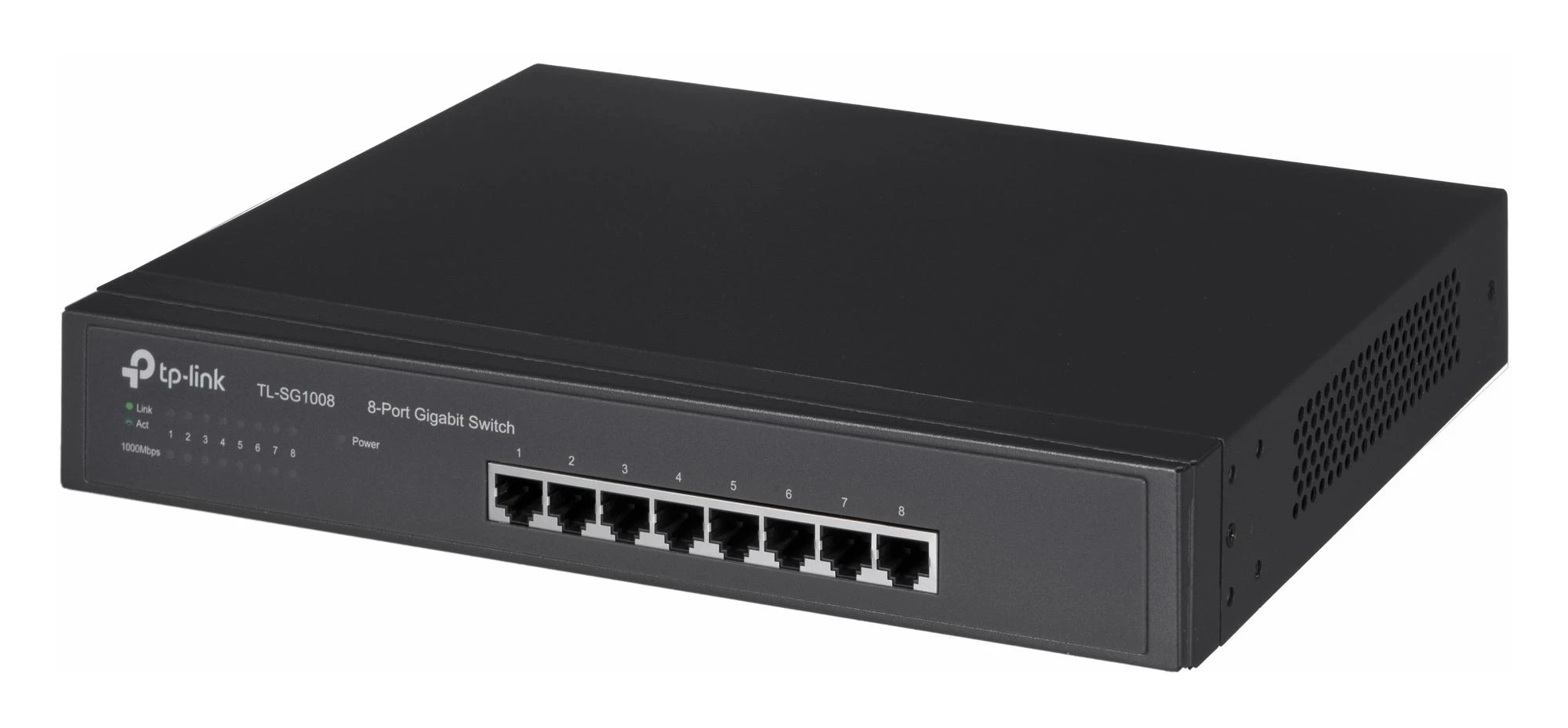 Šakotuvas TP-LINK | 8 prievadų Gigabit jungiklis | TL-SG1008 | Nevaldomas | Stalinis/montuojamas ant stovo