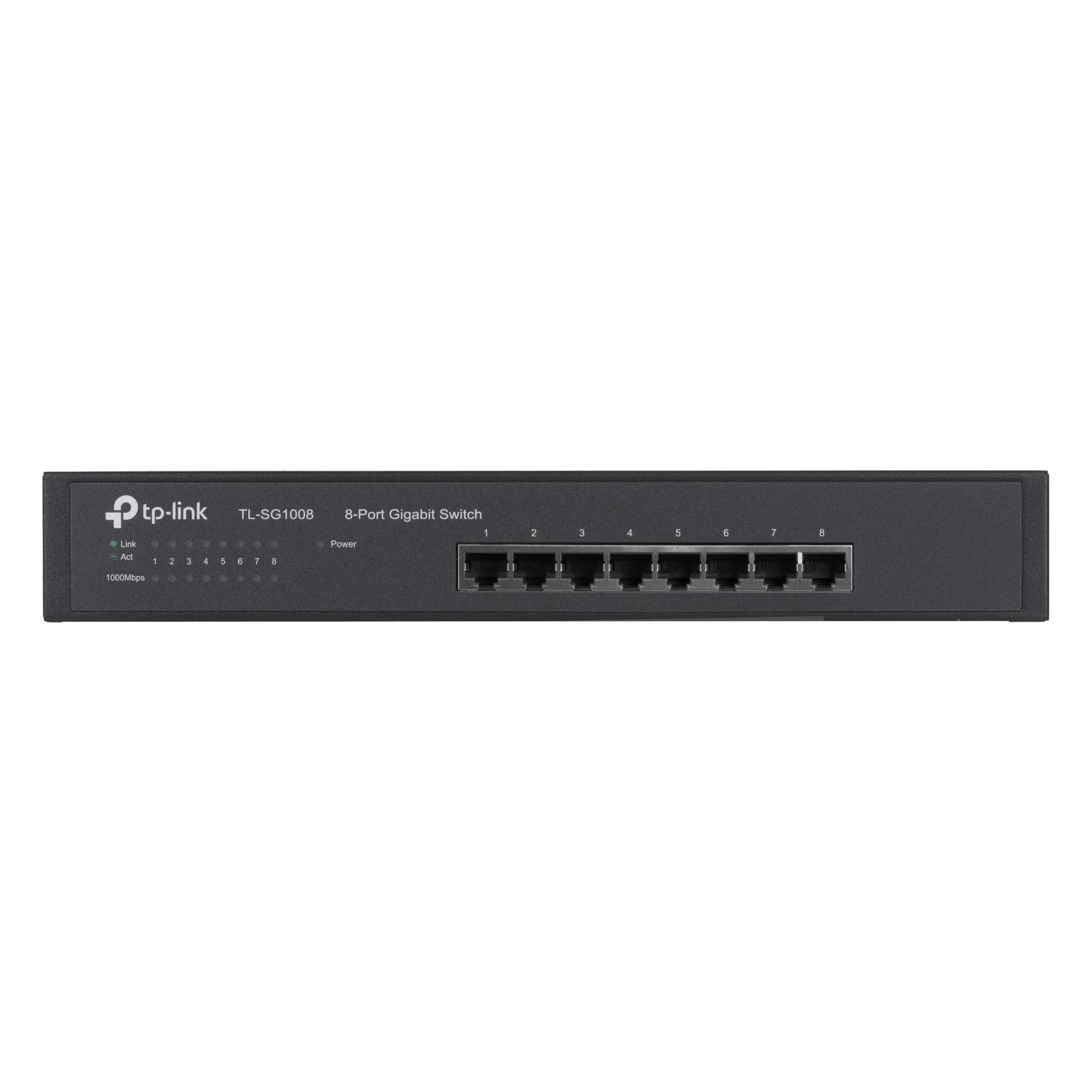 Šakotuvas TP-LINK | 8 prievadų Gigabit jungiklis | TL-SG1008 | Nevaldomas | Stalinis/montuojamas ant stovo