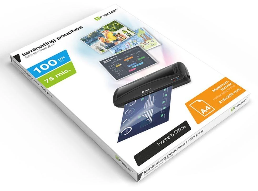 TRACER TRANIS46463 Laminavimo folija 75 mic 100 vnt A4
