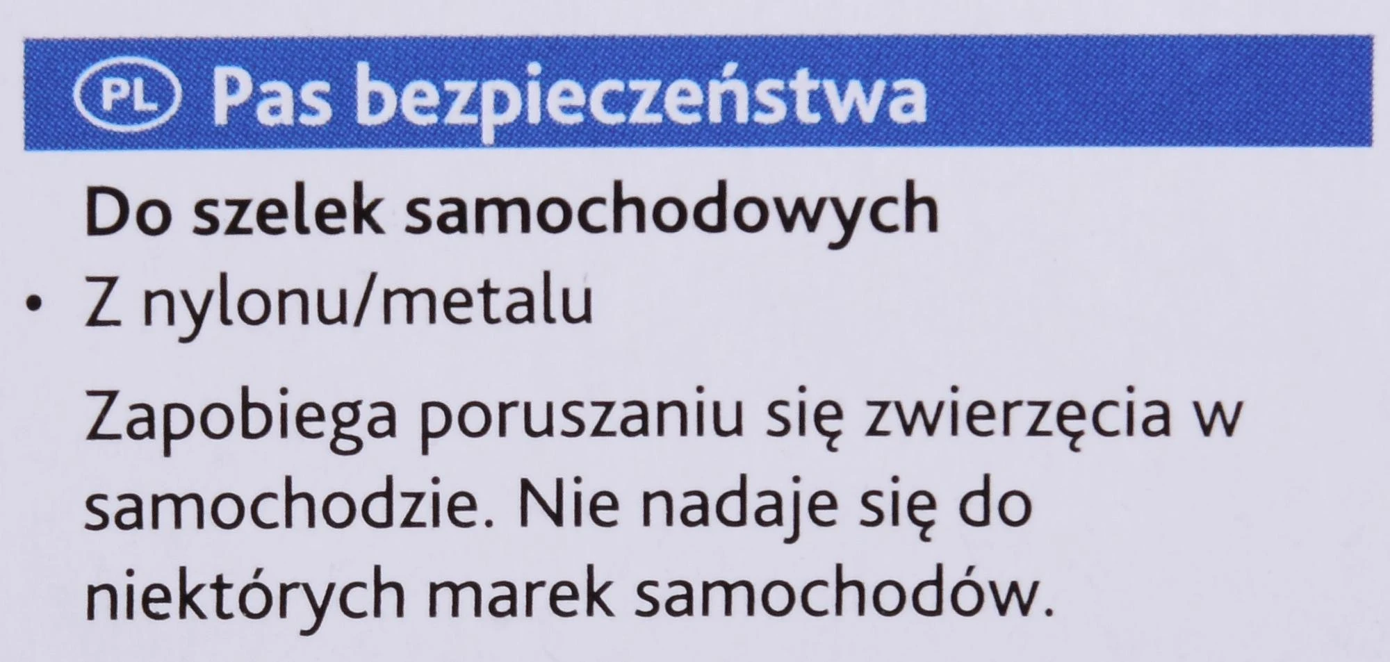 Trixie Pavadėlis prisegti šunį mašinoje su karabinu 45-70 cm/25 mm