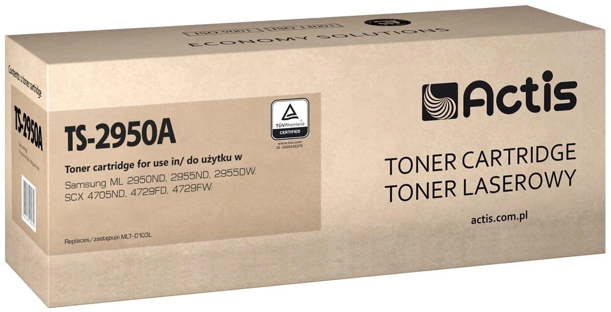 Tonerio Kasetė - ACTIS TS-2950A, 2 500 Puslapių, Juoda