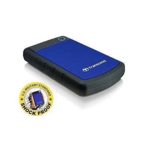 Išorinis kietasis diskas Transcend 25H3B 2.5'' 1TB USB3, Triguba smūgių slopinimo sistema