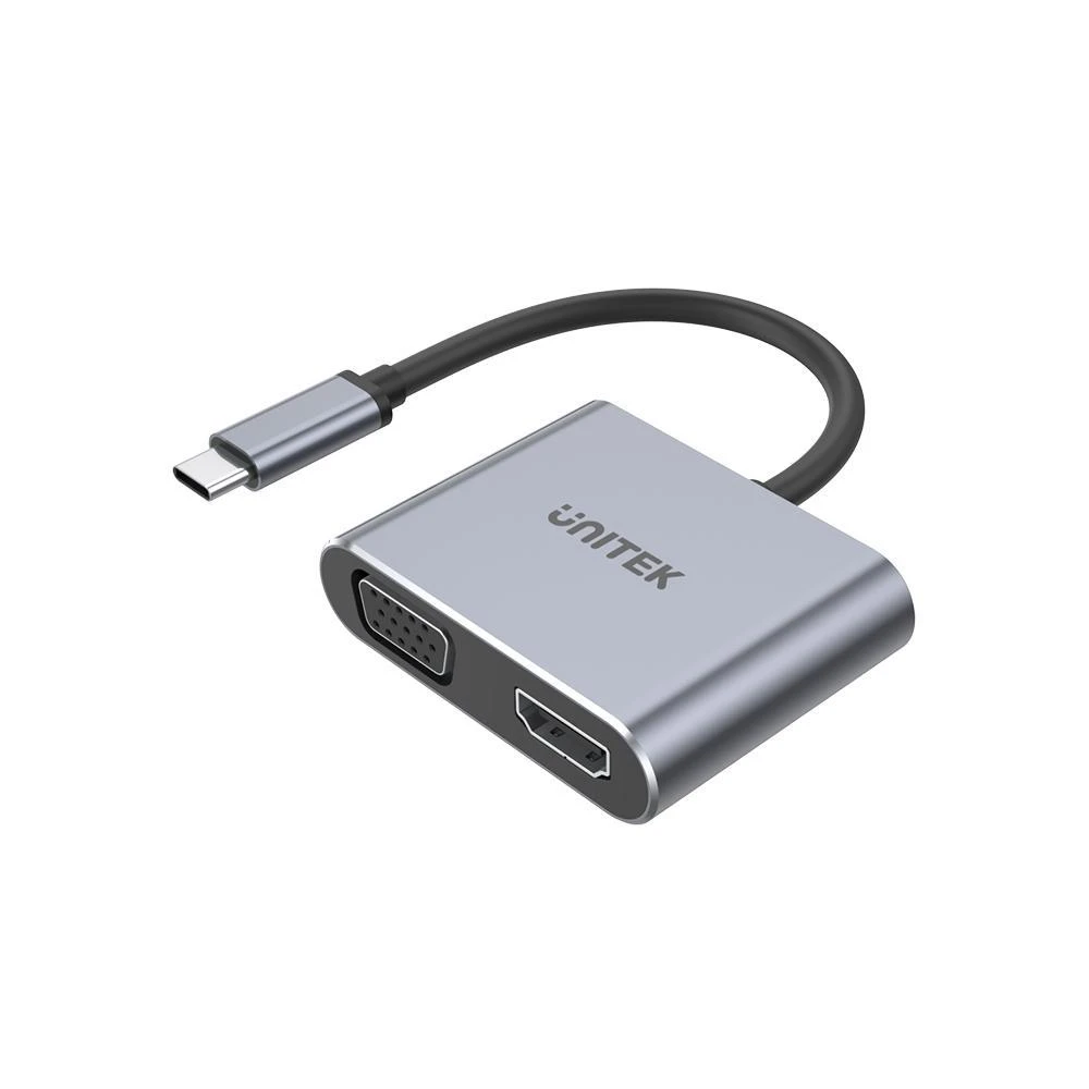 UNITEK USB-C į HDMI ir VGA adapteris