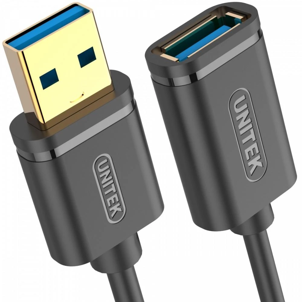 UNITEK Y-C457GBK Unitek USB plėtinio keitiklis USB3.0 AM-AF, 1,0m Y-C457GBK