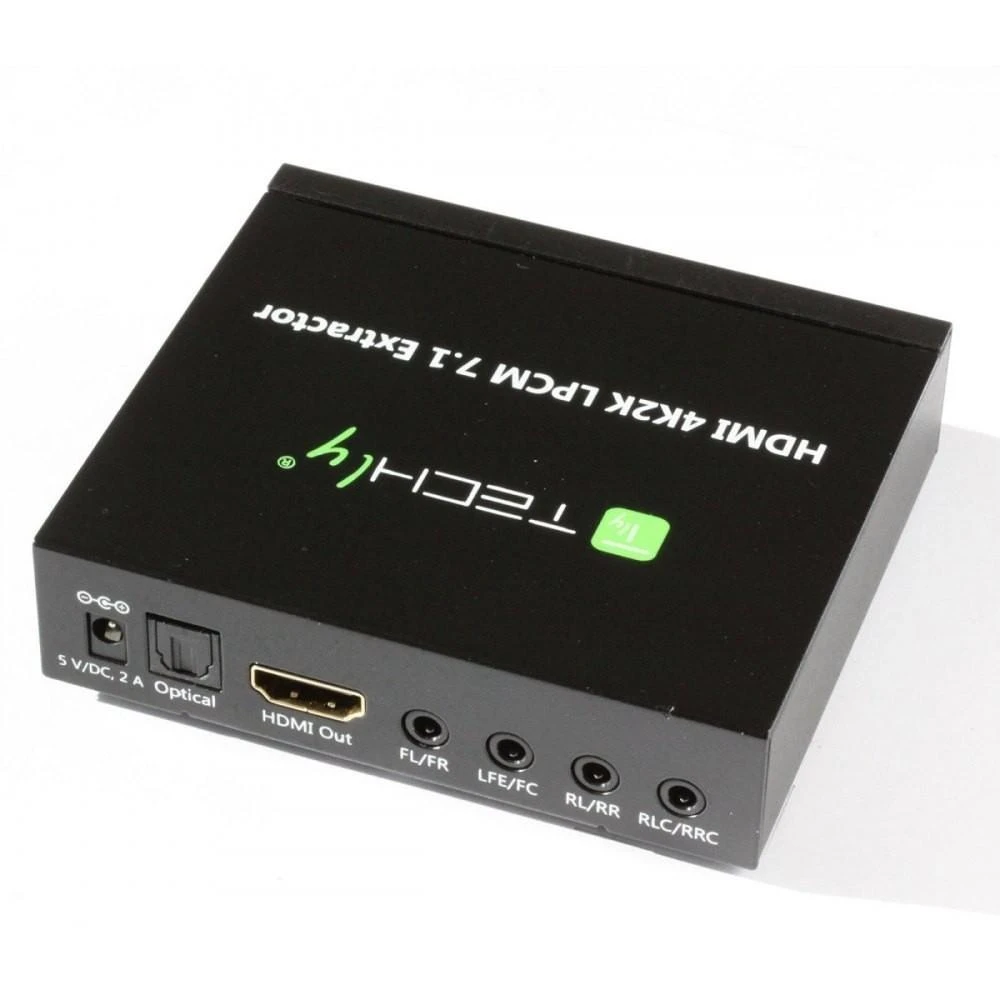 Techly IDATA HDMI-EA74K garso keitiklis Juoda