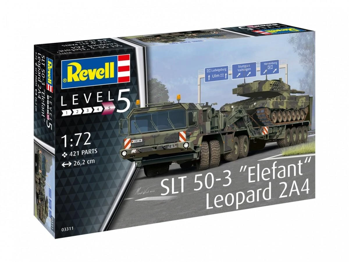Revell - SLT 50-3 Elefant & Leopard 2A4 1/72 03311