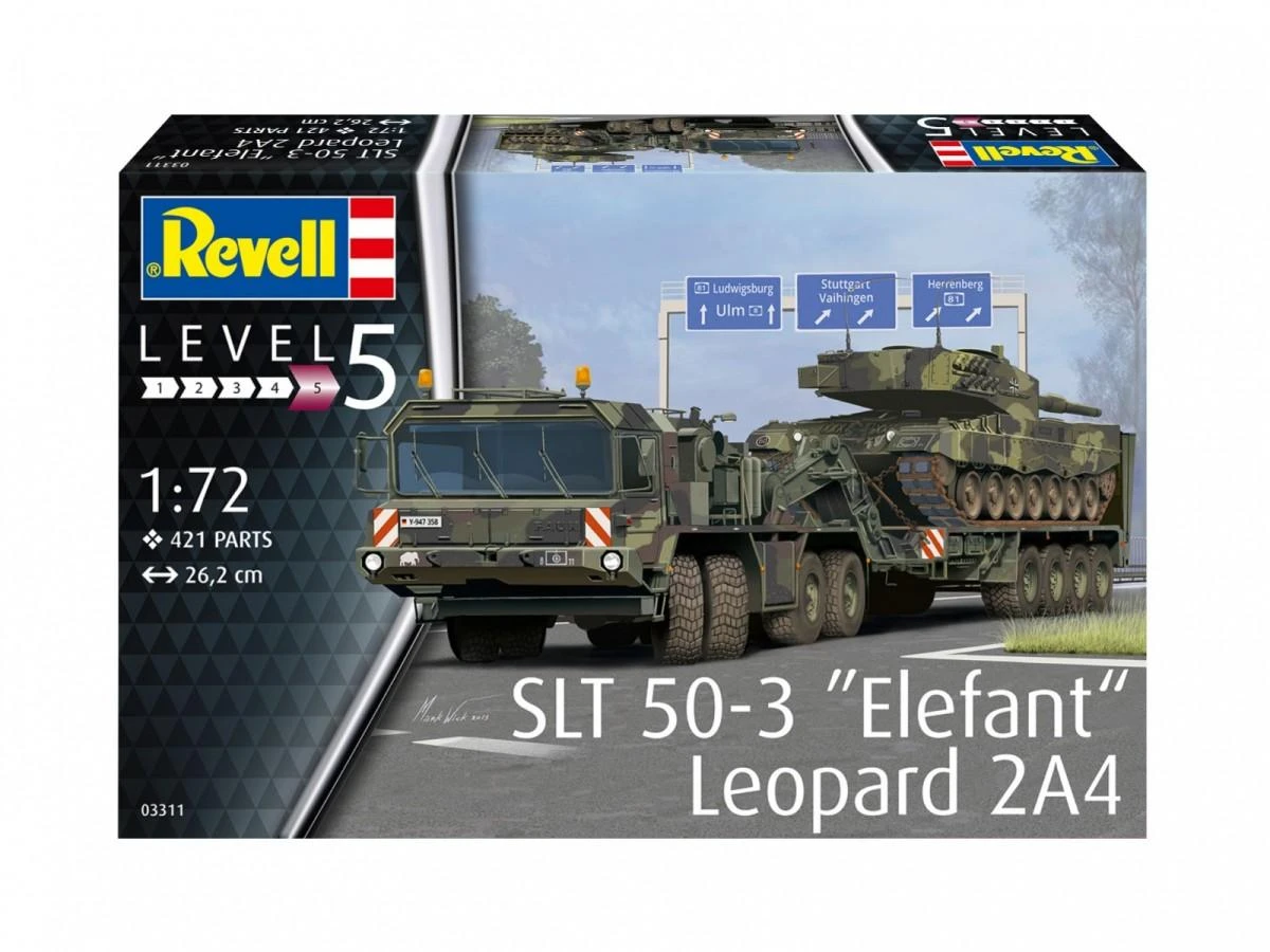 Revell - SLT 50-3 Elefant & Leopard 2A4 1/72 03311
