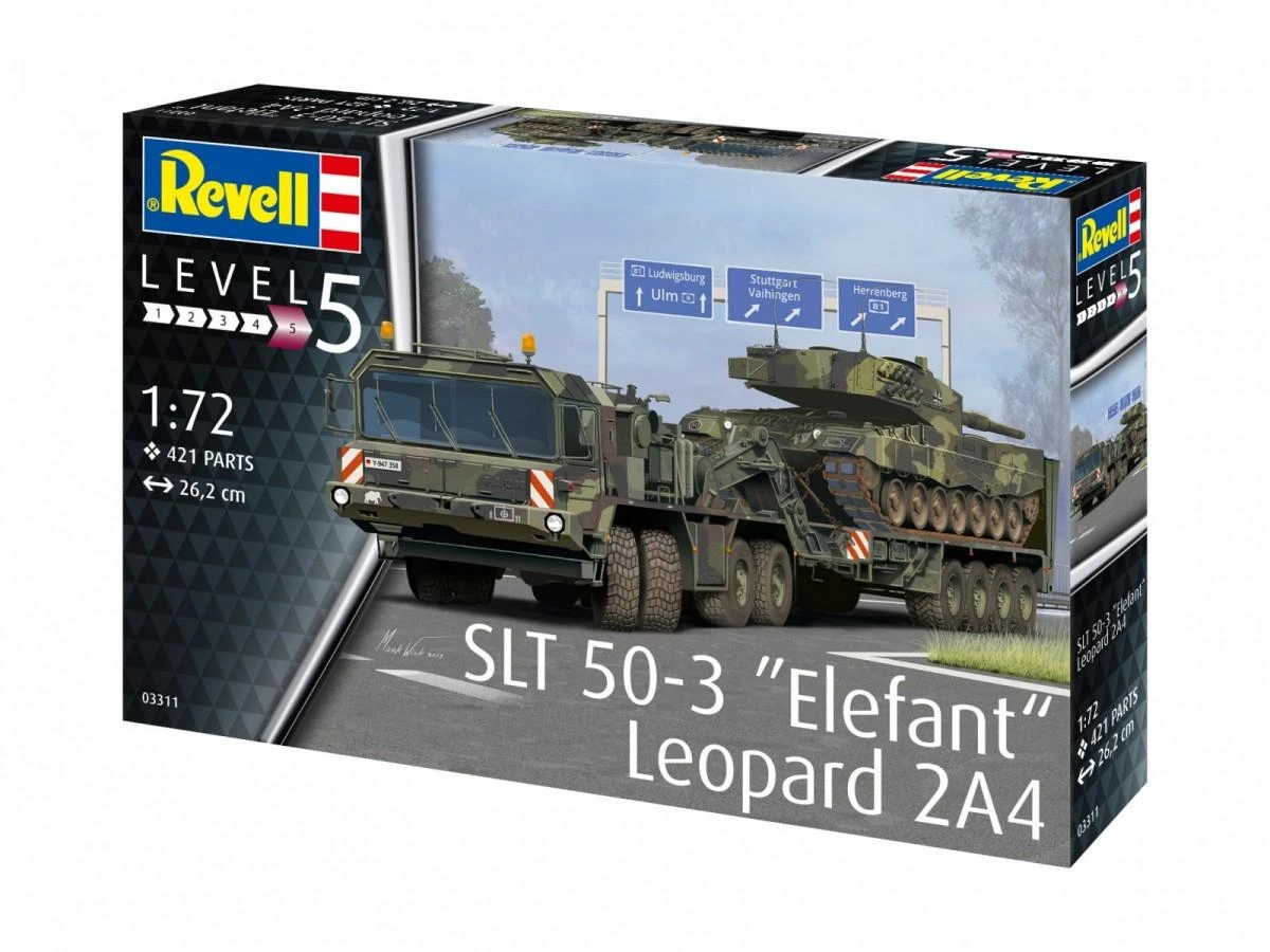 Revell - SLT 50-3 Elefant & Leopard 2A4 1/72 03311