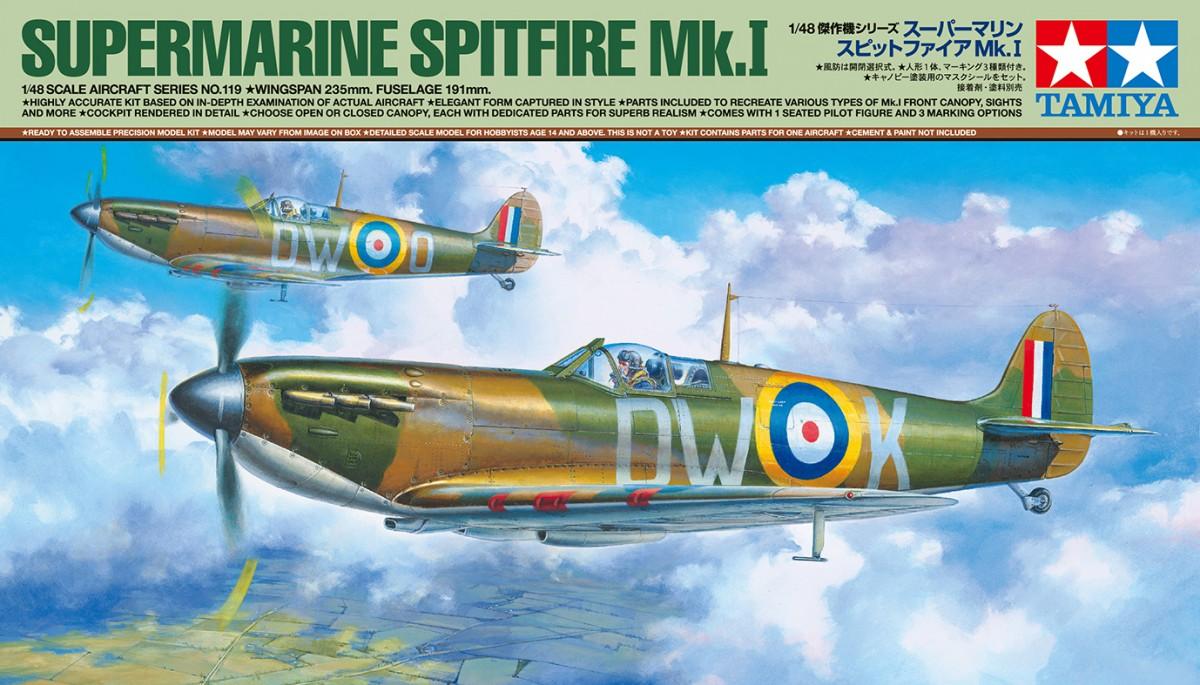 Airfix - Supermarine Spitfire Mk.Ia, 1/48, A05126A, Color