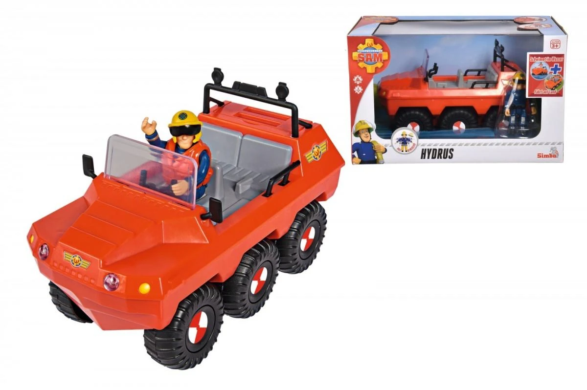 Simba Hydrus motoroleris su Fireman Sam figūrėle