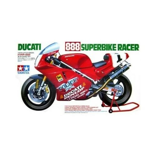 Tamiya Ducati 888 Superbike 1/12 surenkamas motociklo modelis 14063