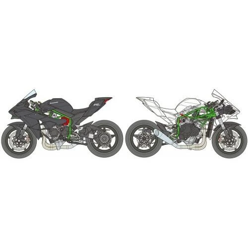 Tamiya - Kawasaki Ninja H2R, 1/12, 14131
