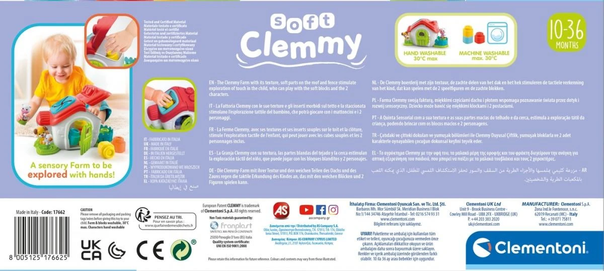 Interaktyvus Clementoni žaidimas "Sensory Farm"