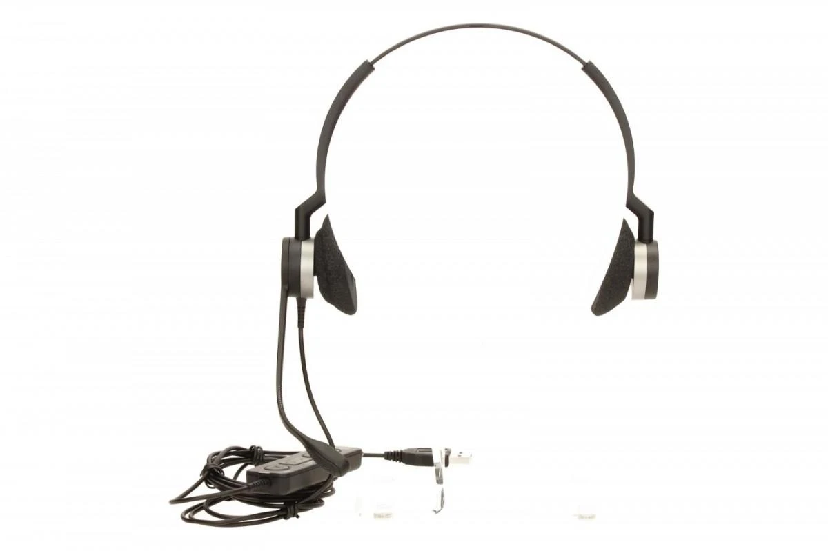 Ausinės Jabra Biz 2300 USB Duo tipas: 82 E-STD, Juodos spalvos