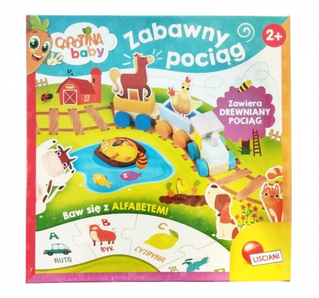 Lisciani Carotina Baby vaikiškas traukinukas 84005 LISCIANI