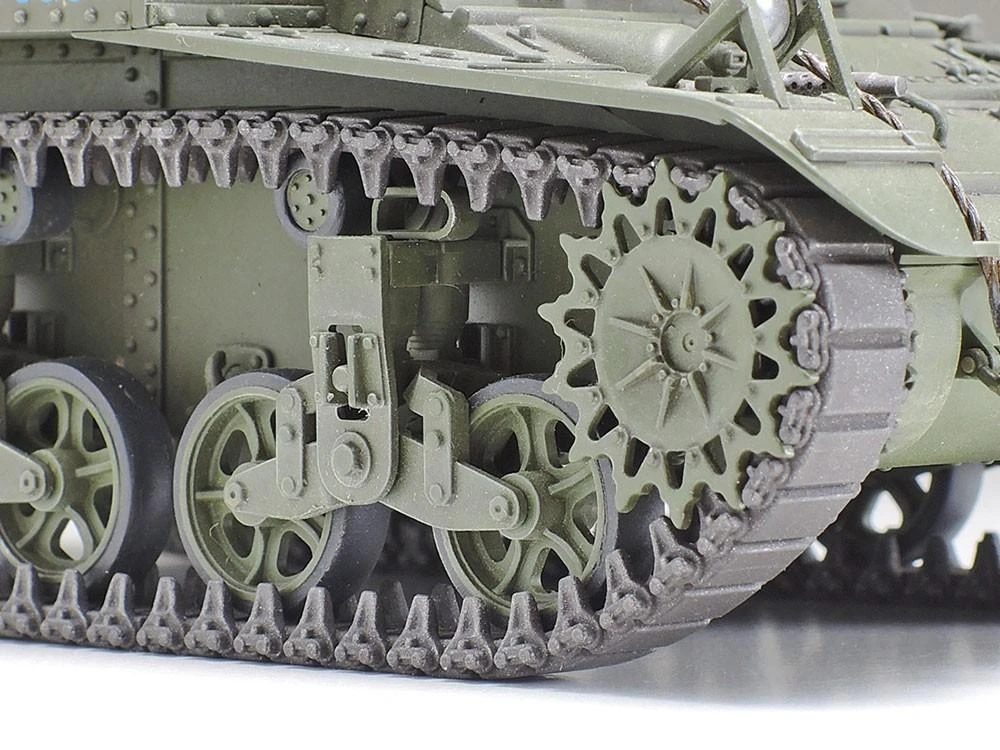 Tamiya M3 Stuart lengvasis tankas 1/35 vėlyvosios gamybos plastikinis rinkinys