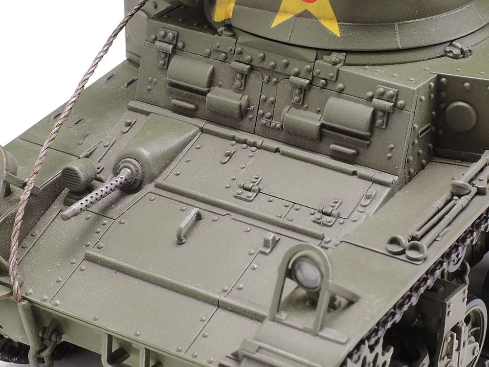 Tamiya M3 Stuart lengvasis tankas 1/35 vėlyvosios gamybos plastikinis rinkinys