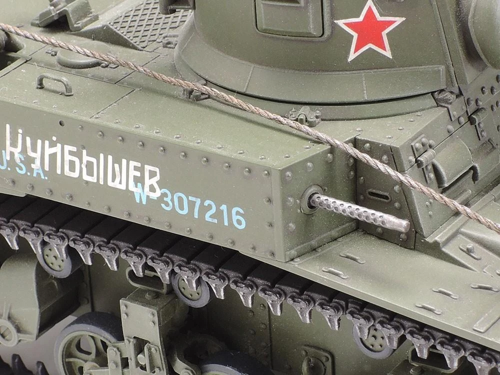 Tamiya M3 Stuart lengvasis tankas 1/35 vėlyvosios gamybos plastikinis rinkinys