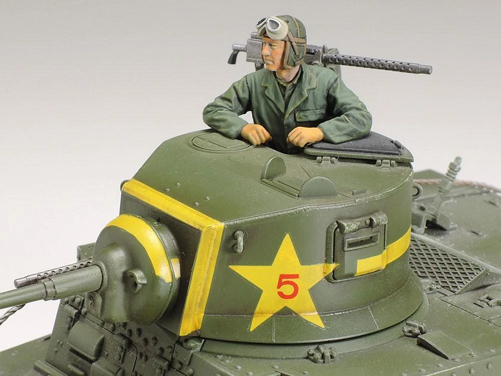 Tamiya M3 Stuart lengvasis tankas 1/35 vėlyvosios gamybos plastikinis rinkinys