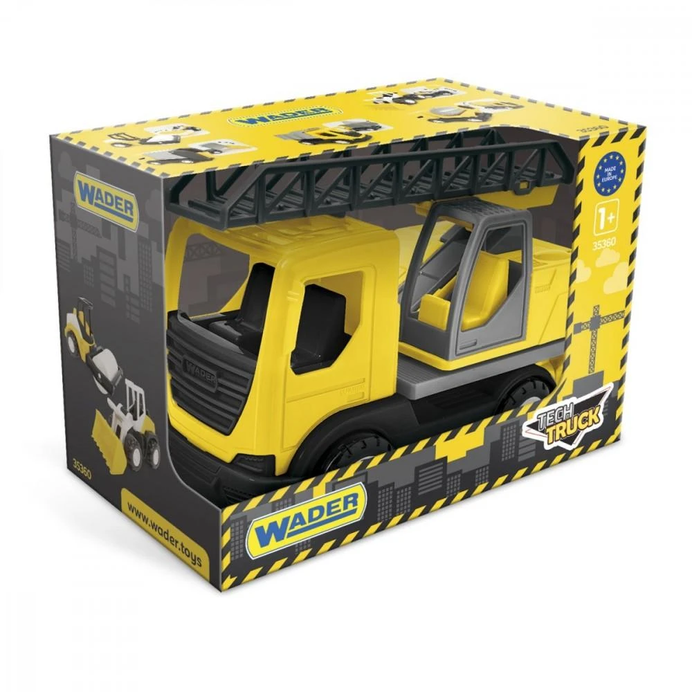 Wader Tech Truck Ugniagesių brigada kartoninėje dėžutėje