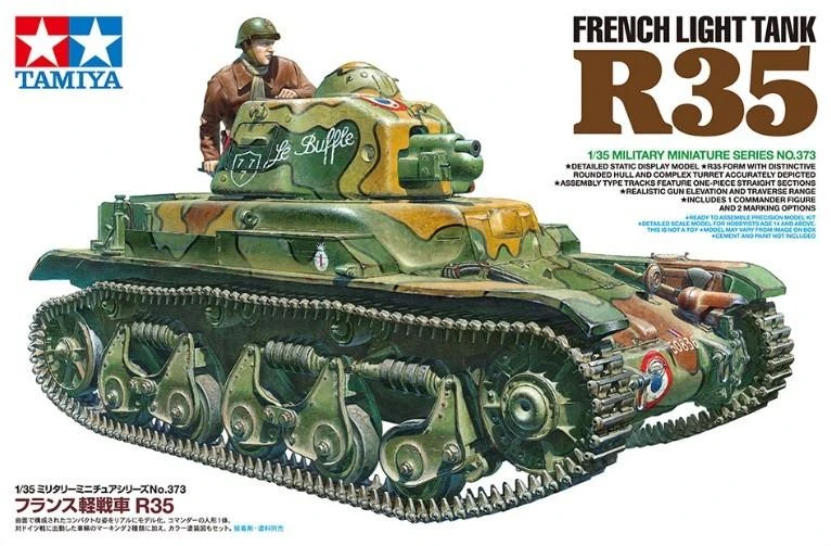 Tamiya – prancūziškas lengvasis tankas R35, 1/35, 35373