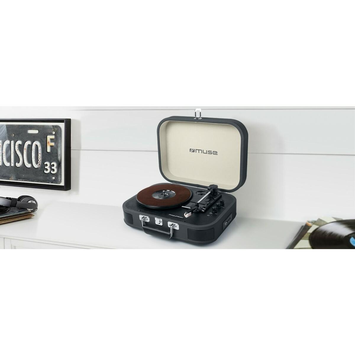 Muse Mūza | Patefonas stereo sistema | MT-201 DG | USB prievadas | AUX įėjimas