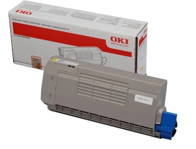 OKI Geltona Toneris Cartridge Originalus Geltona