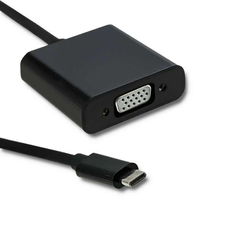 QOLTEC 50376 USB 3.1 adapteris C tipo vyriškas / VGA moteriškas 1080P 23cm