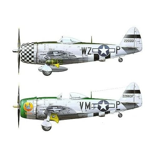 Tamiya - Republic P-47D Thunderbolt "Bubbletop", 1/48, 61090, spalvota