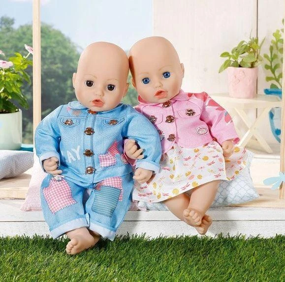 Zapf Baby Annabell Outfit Jongen & Meisje 43cm Lėlės drabužių rinkinys