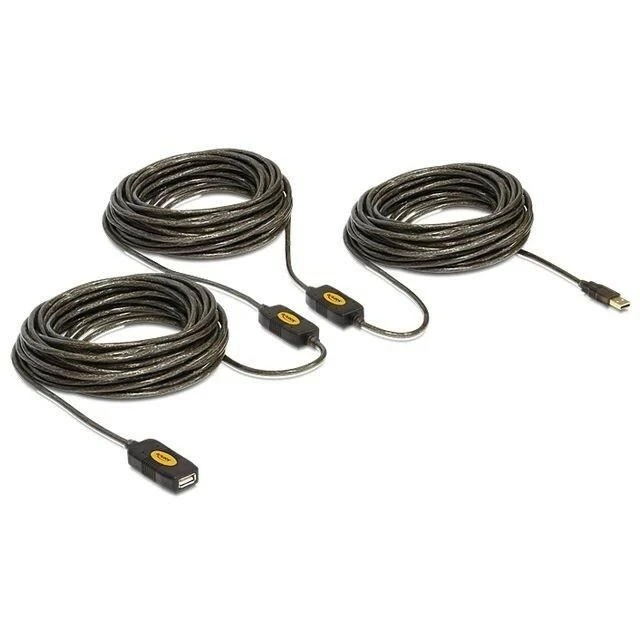 DELOCK kabelis USB 2.0 plėtinys, aktyvus 30 m