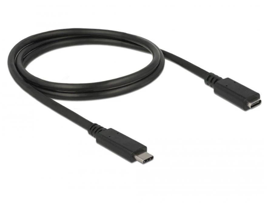 DELOCK ilgintuvas SuperSpeed USB USB 3.1 Gen 1 USB Type-Cmale > moteriškas 3 A 0,5 m juodas