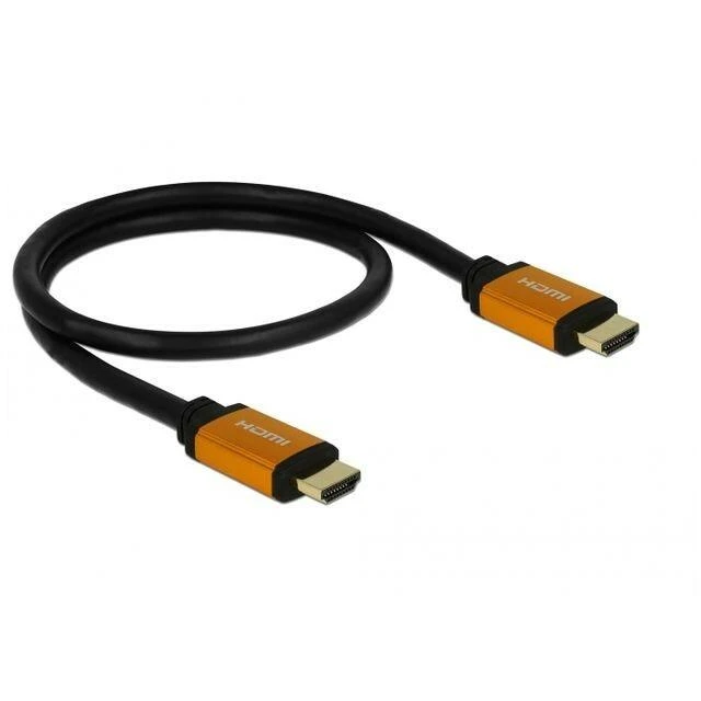 DELOCK itin didelės spartos HDMI kabelis 48 Gbps 8K 60 Hz 0,5 m