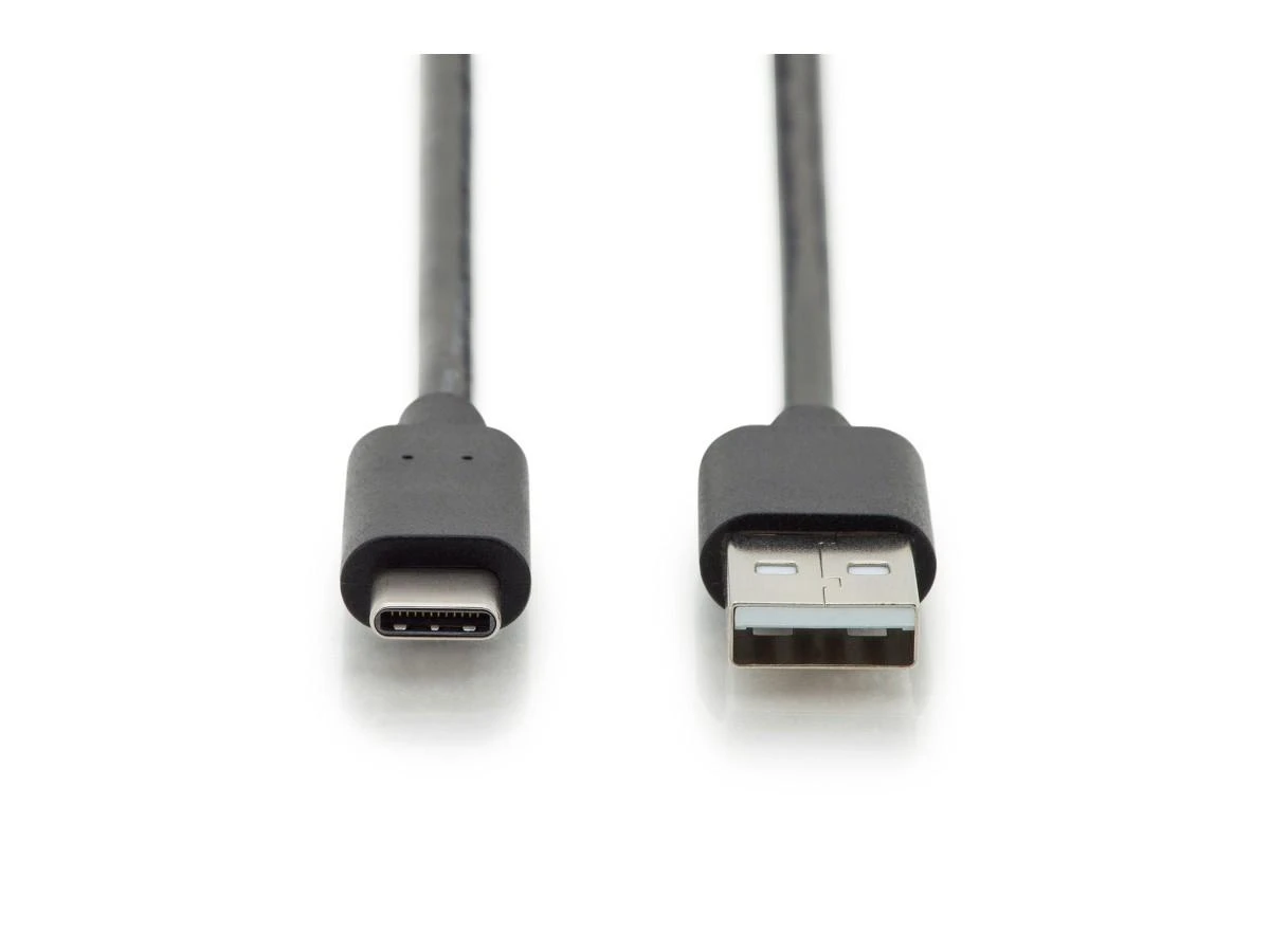 Assmann Electronic ASSMANN USB Type-C jungties kabelis tipas C iki AM/M 3.0m 3A 480MB 2.0 Versija CE bl