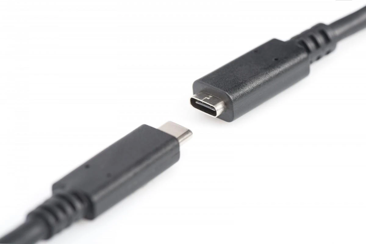 Assmann Electronic ASSMANN USB Type-C ilgintuvo kabelis, tipas C M F 0,7 m, visas funkcijas Gen2 5A 10GB 3.1 Versija CE bl