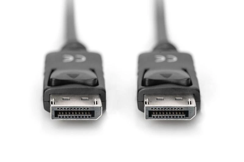 DisplayPort 1.2 laidas su fiksatoriais