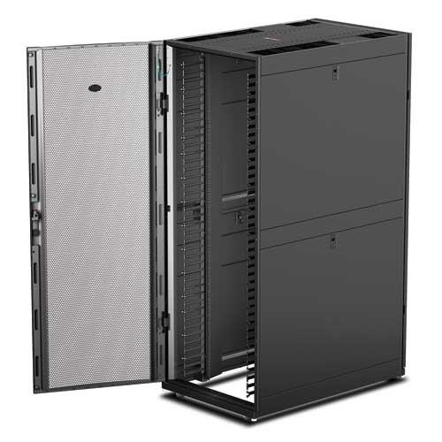 Apc NetShelter SX 42U 750 mm plotis x 1070 mm gilus tinklo korpusas su šonais Juodas