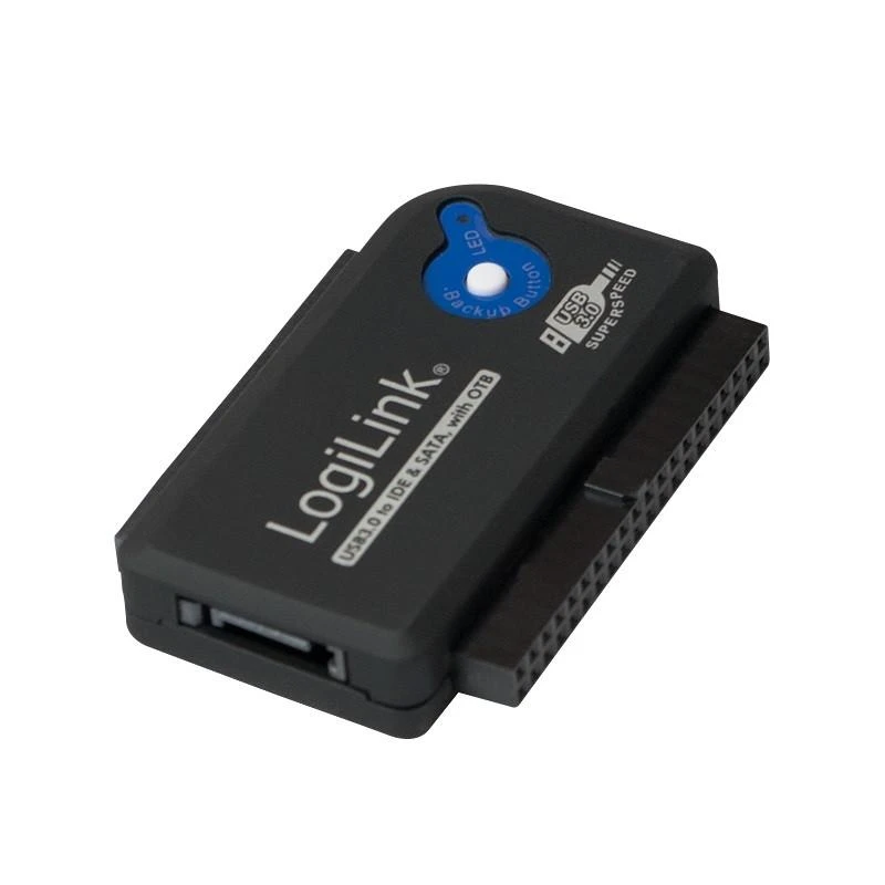 LOGILINK AU0028A LOGILINK – USB 3.0 į IDE ir SATA adapteris su OTB