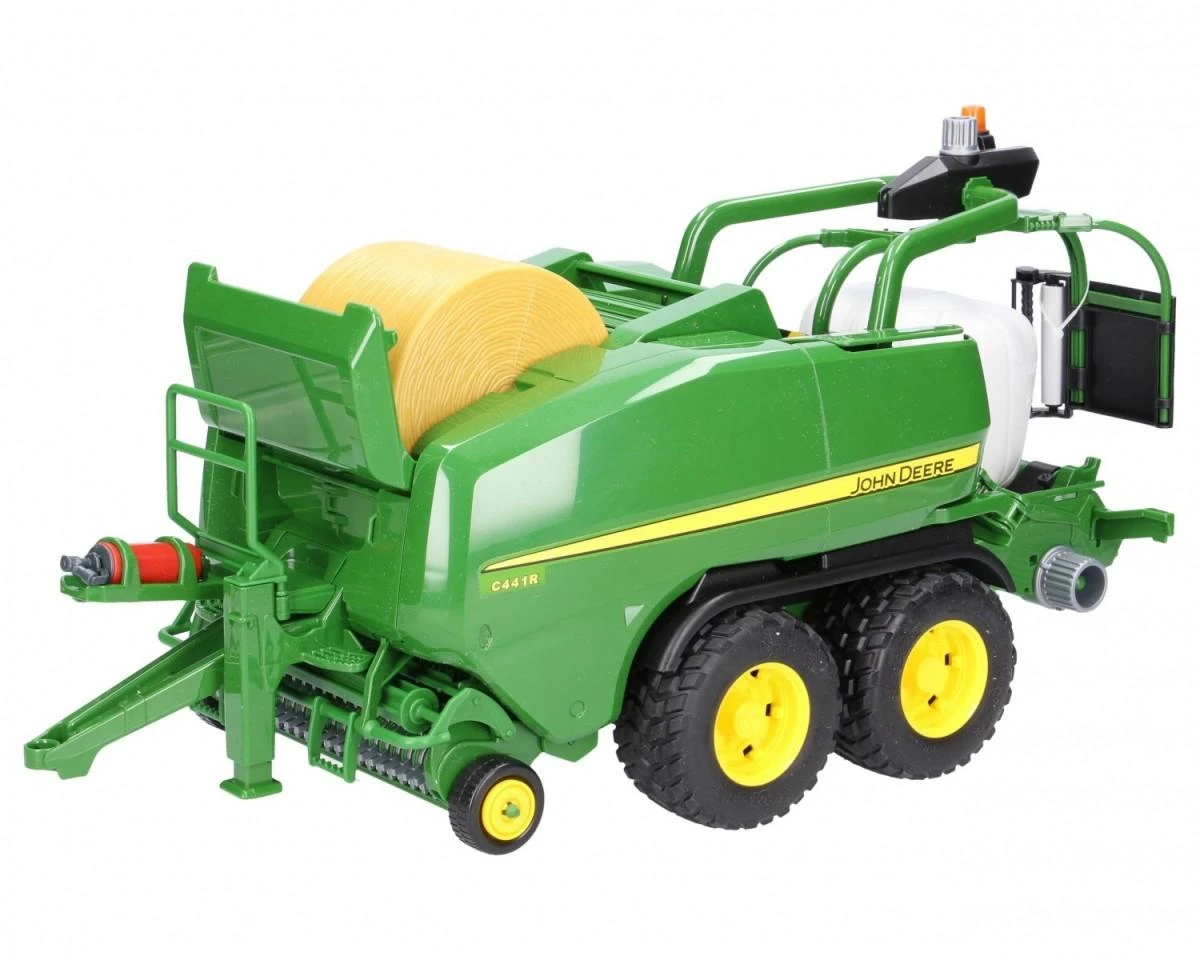 Traktoriaus su priedais Bruder John Deere