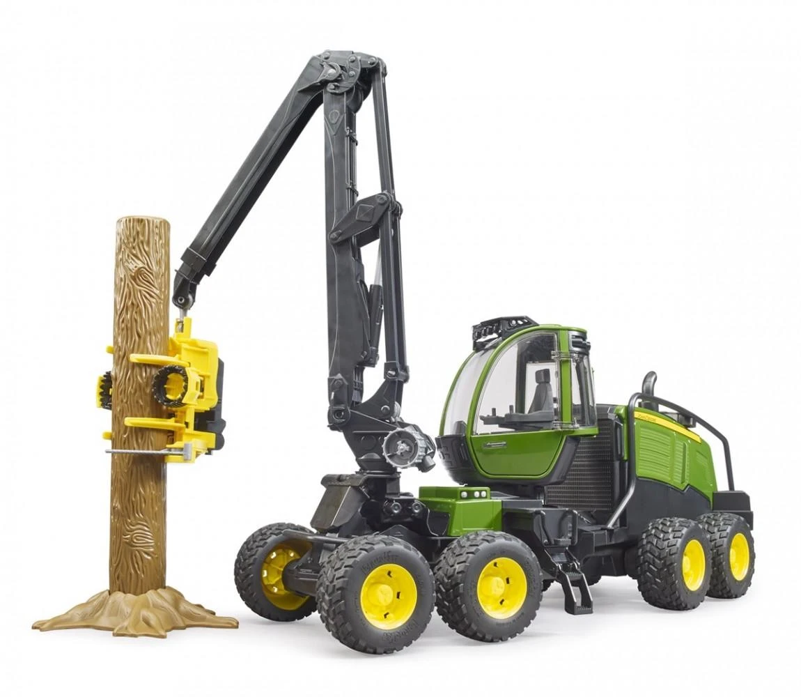 BRUDER medkirtė John Deere 1270G su rąstu, 02135