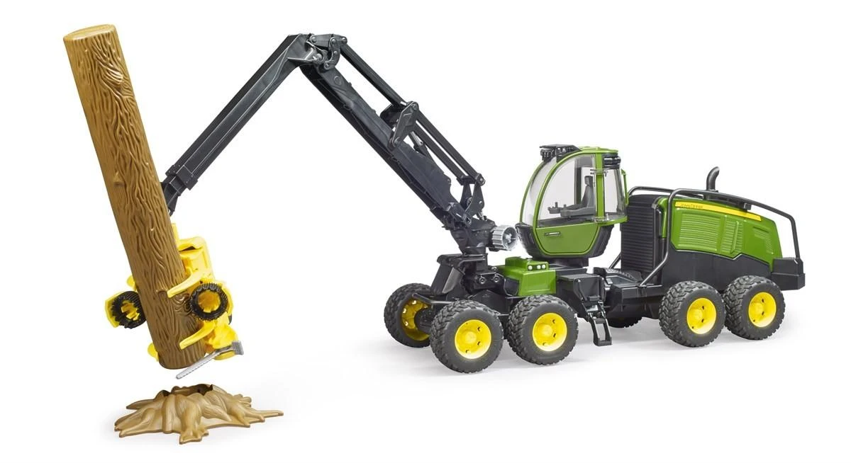 BRUDER medkirtė John Deere 1270G su rąstu, 02135