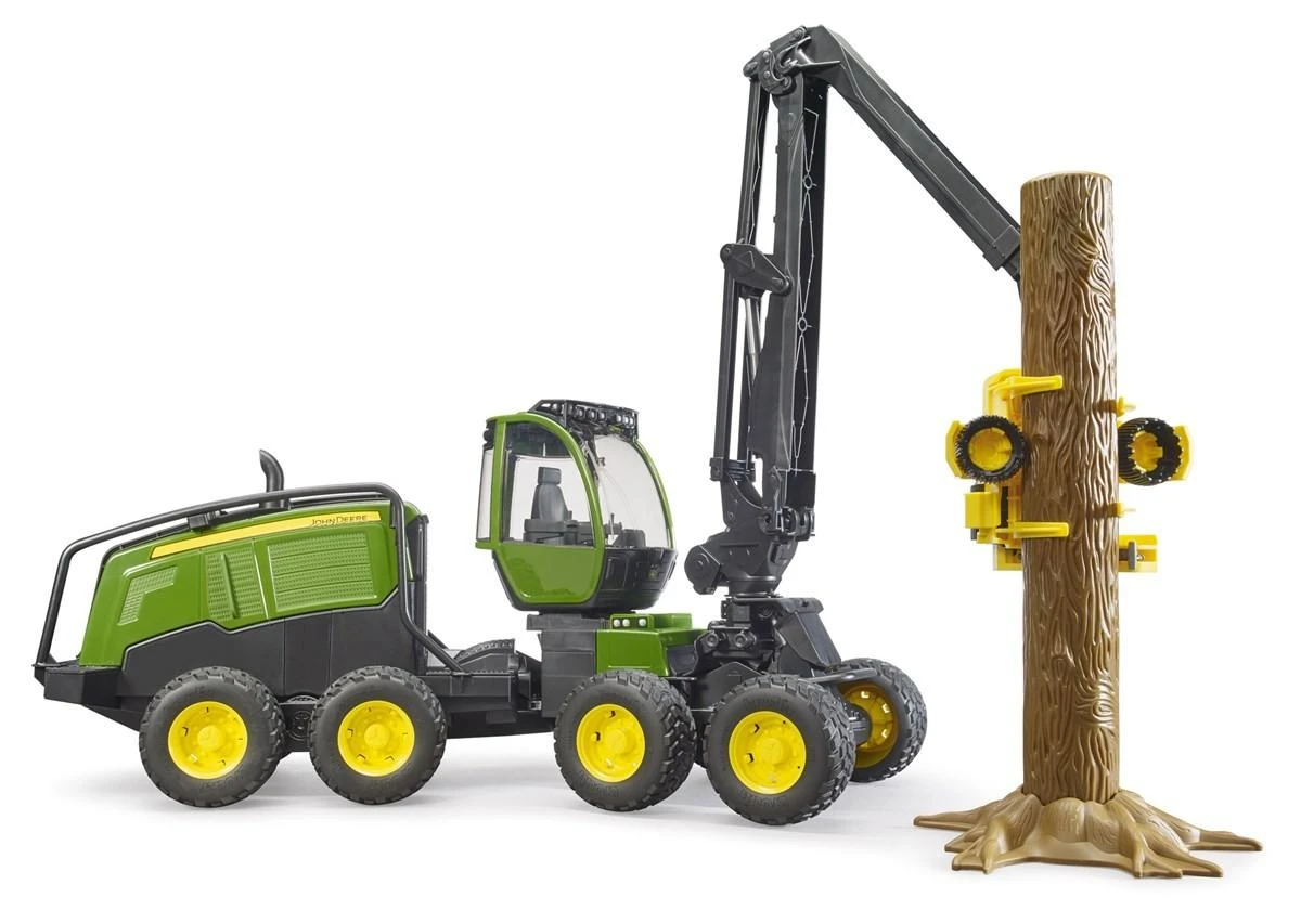 BRUDER medkirtė John Deere 1270G su rąstu, 02135